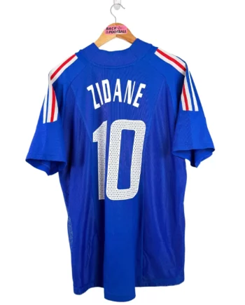 maillot vintage domicile équipe de France 2002 floqué Zidane #10