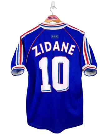 maillot vintage domicile équipe de France 1998 floqué Zidane #10