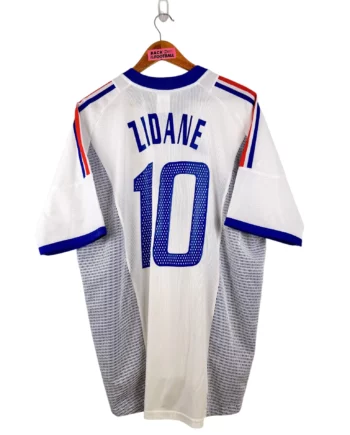 maillot vintage extérieur équipe de France 2002 floqué Zidane #10