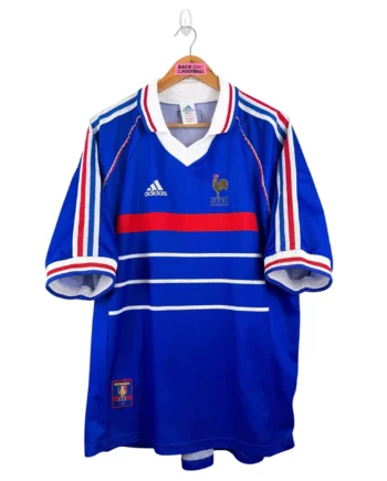 maillot vintage domicile équipe de France 1998