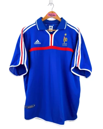 maillot vintage domicile équipe de France 2000