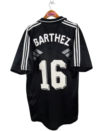 maillot vintage gardien équipe de France 1998 floqué Barthez #16
