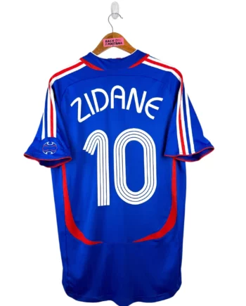 maillot vintage domicile équipe de France 2006 floqué Zidane #10