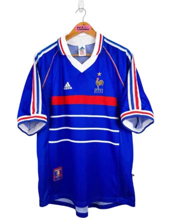 maillot vintage domicile équipe de France 1998