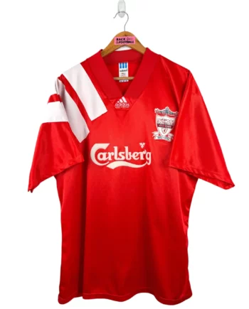 maillot vintage domicile Liverpool 1992/1993 centenaire
