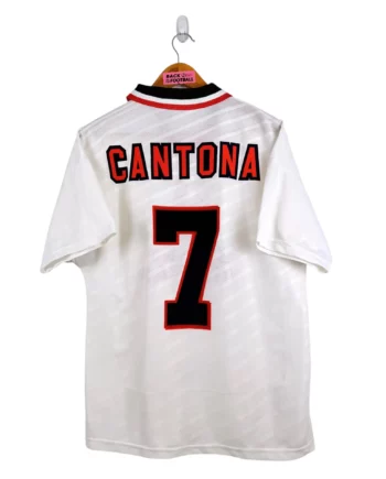 maillot vintage extérieur Manchester United 1996/1997 floqué Cantona #7