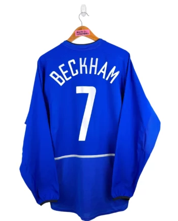 maillot vintage third Manchester United 2002/2003 manches longues floqué Beckham #7