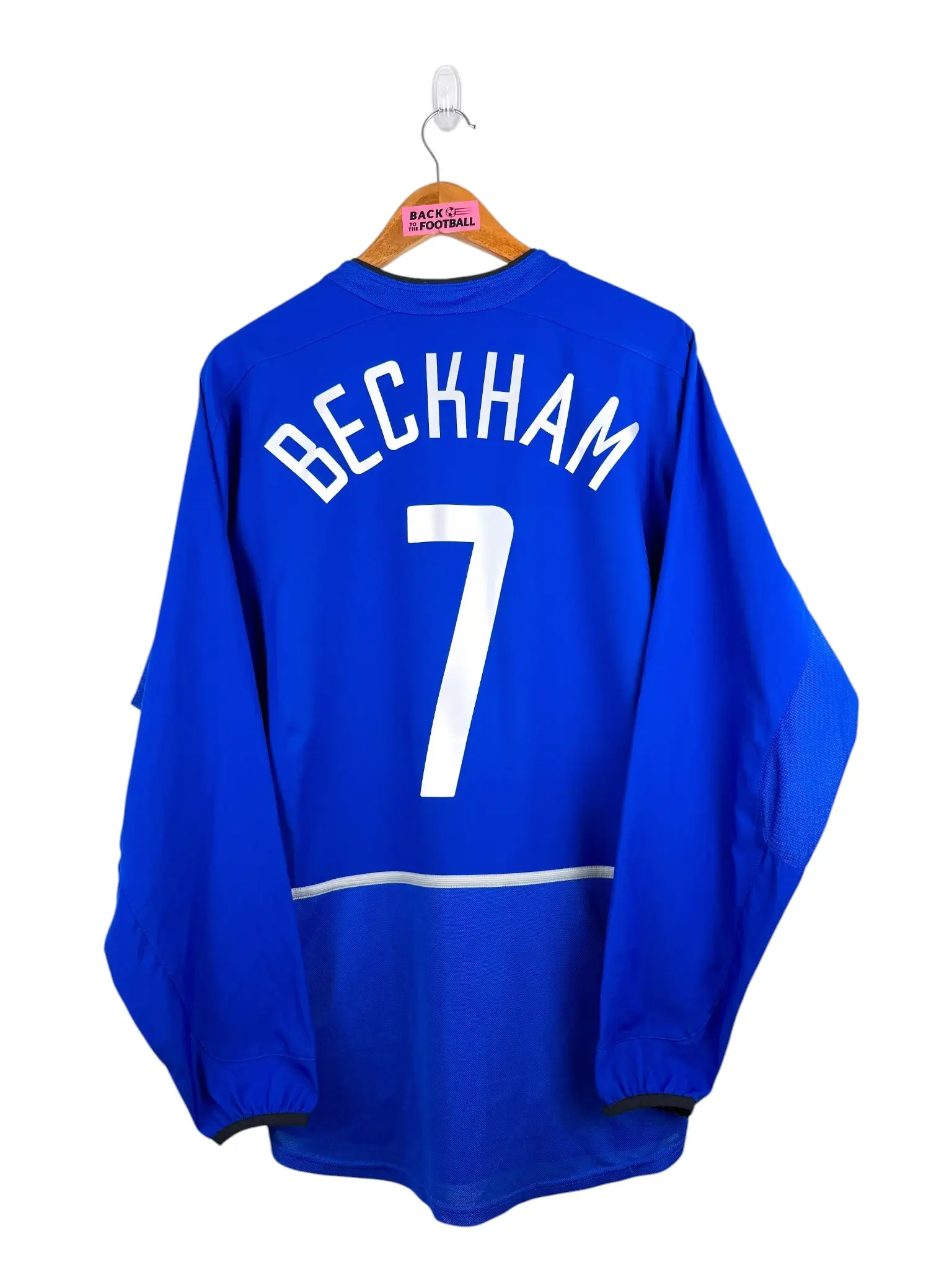 maillot vintage third Manchester United 2002/2003 manches longues floqué Beckham #7