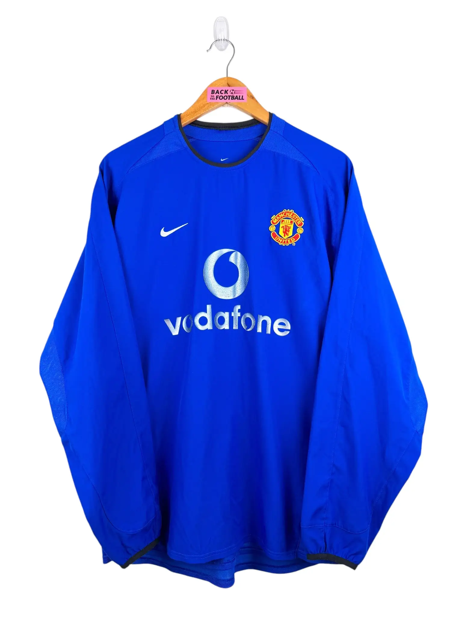 maillot vintage third Manchester United 2002/2003 manches longues floqué Beckham #7