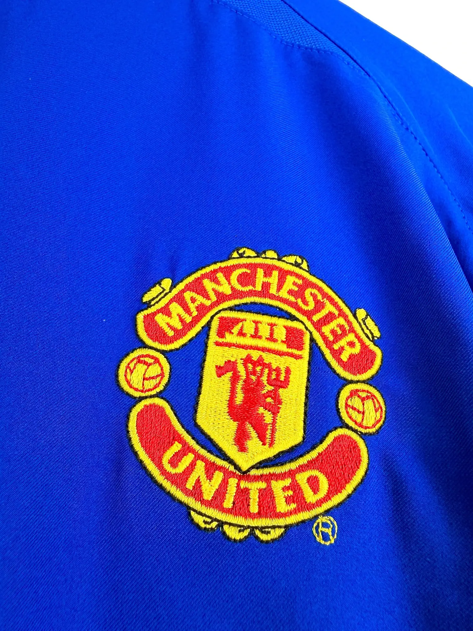 maillot vintage third Manchester United 2002/2003 manches longues floqué Beckham #7