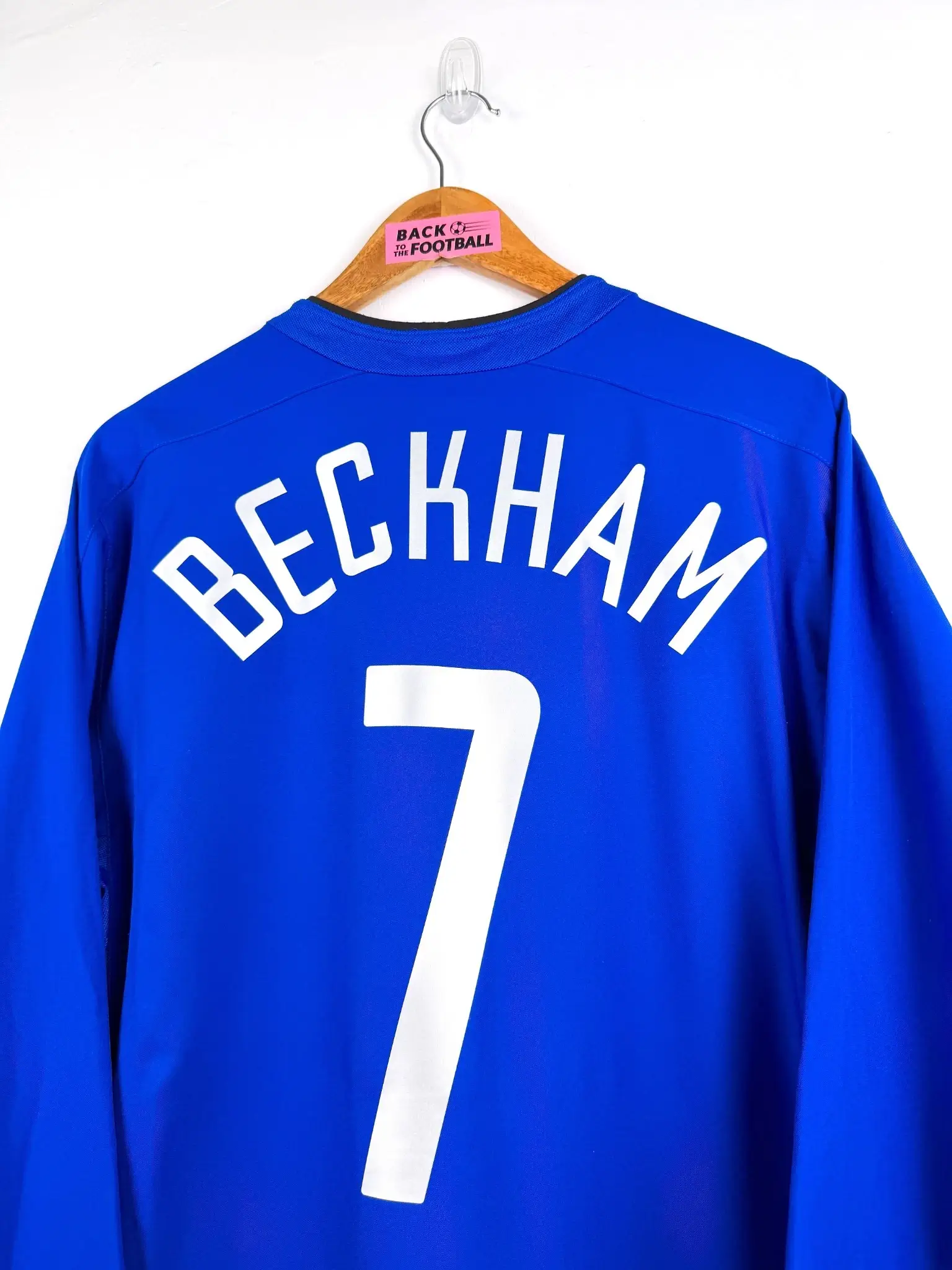 maillot vintage third Manchester United 2002/2003 manches longues floqué Beckham #7
