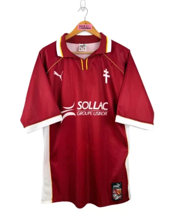 maillot vintage domicile FC Metz 1998/1999