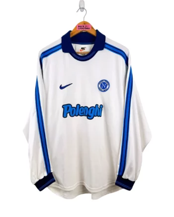 maillot vintage extérieur Napoli 1998/1999 manches longues player issue (stock pro)