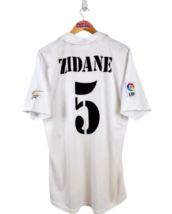 maillot vintage domicile Real Madrid 2002/2003 floqué Zidane #5