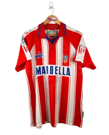 maillot vintage domicile Atlético Madrid 1995/1996