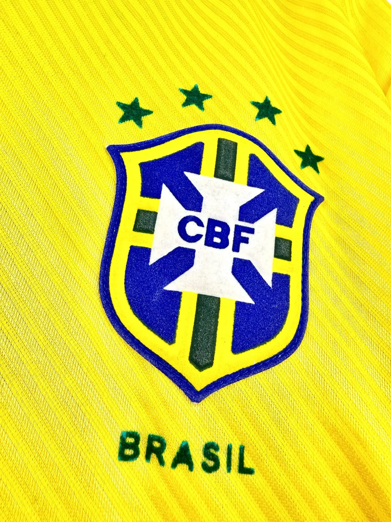 maillot vintage domicile Brésil 1994 floqué Bebeto #7
