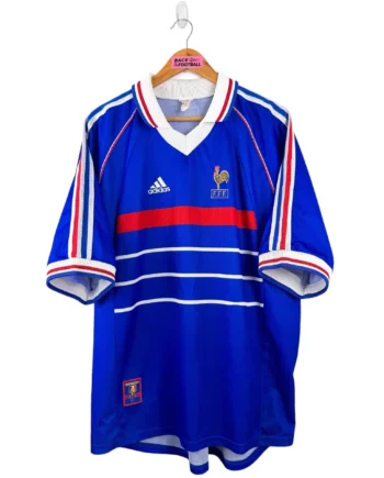 maillot vintage domicile équipe de France 1998