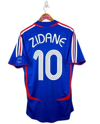 maillot vintage domicile équipe de France 2006 floqué Zidane #10