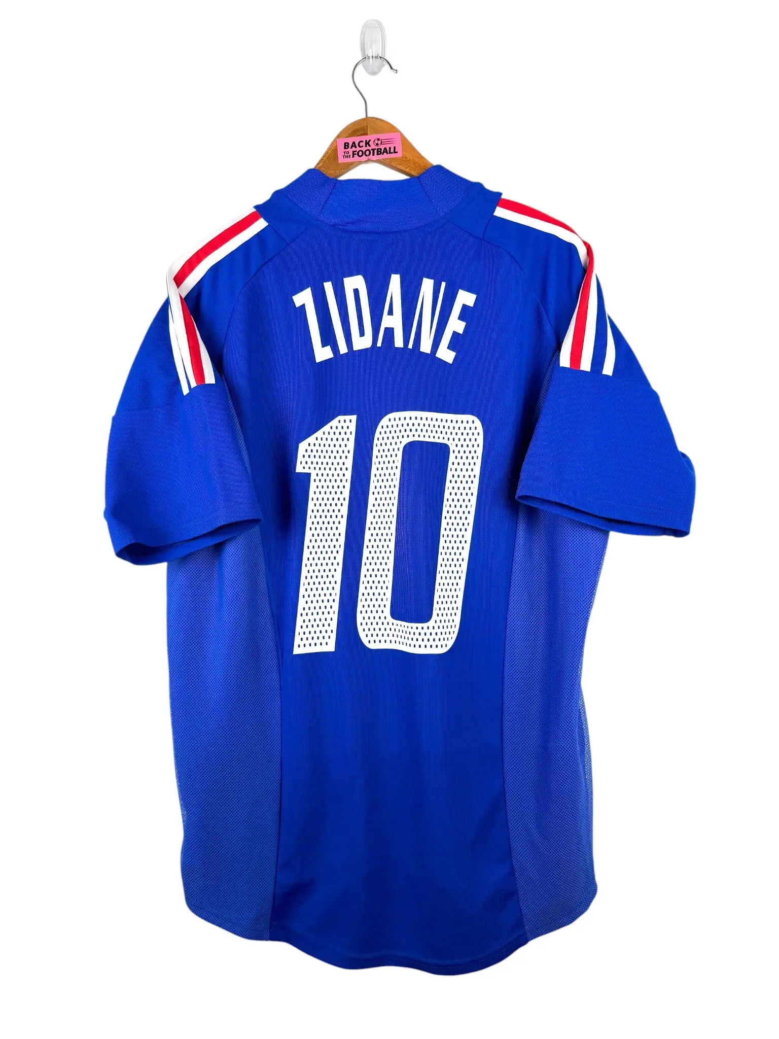 maillot vintage domicile équipe de France 2002 floqué Zidane #10