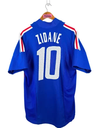 maillot vintage domicile équipe de France 2002 floqué Zidane #10