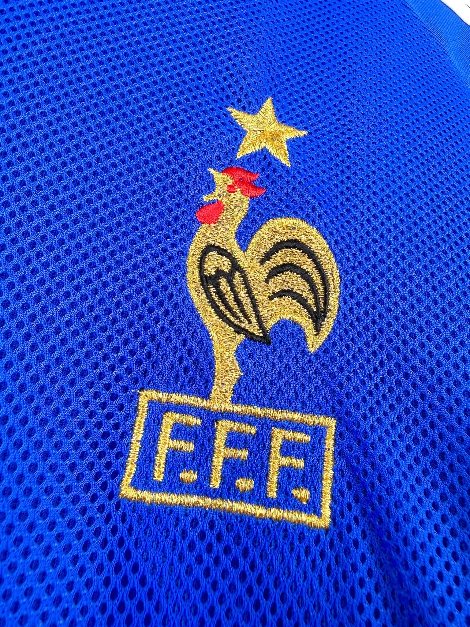 maillot vintage domicile équipe de France 2002 floqué Zidane #10