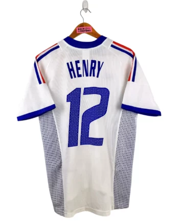 maillot vintage extérieur France 2002 floqué Henry #12