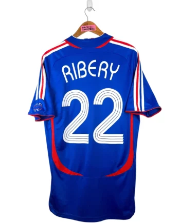 maillot vintage domicile équipe de France 2006 floqué Ribery #22
