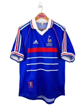 maillot vintage domicile équipe de France 1998