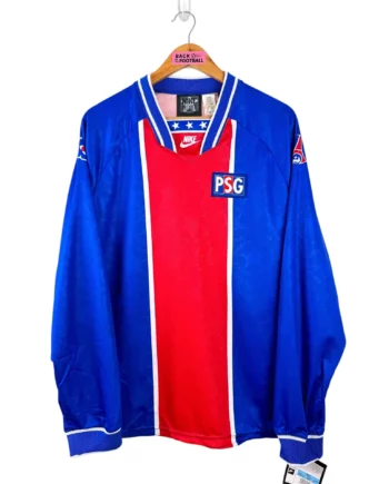 maillot vintage domicile PSG 1994/1995 manches longues player issue