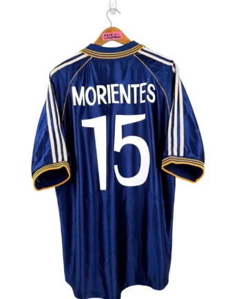 maillot vintage third Real Madrid 1998/1999 floqué Morientes #15
