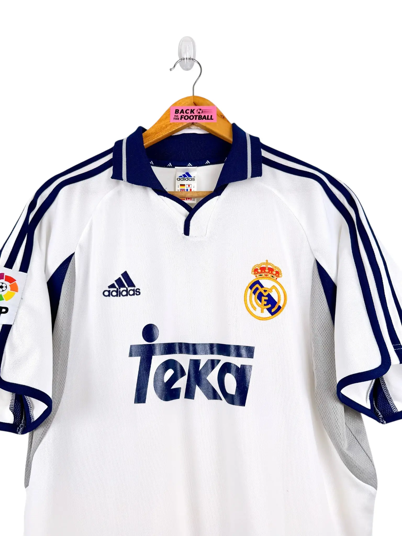 maillot vintage domicile Real Madrid 2000/2001