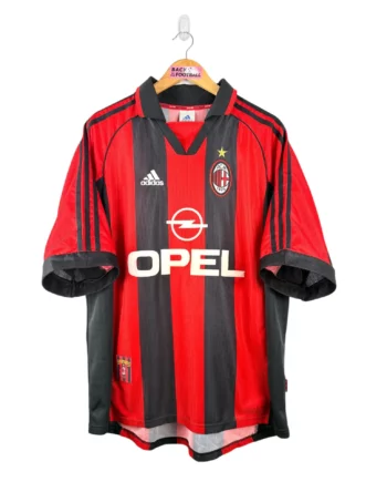 maillot vintage domicile AC Milan 1998/2000