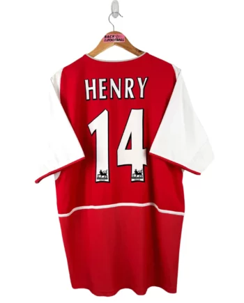 maillot vintage domicile Arsenal 2002/2004 floqué Henry #14
