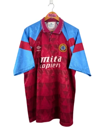 maillot vintage domicile Aston Villa 1990/1992