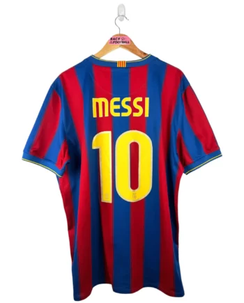 maillot vintage domicile Barcelone 2009/2010 floqué Messi #10