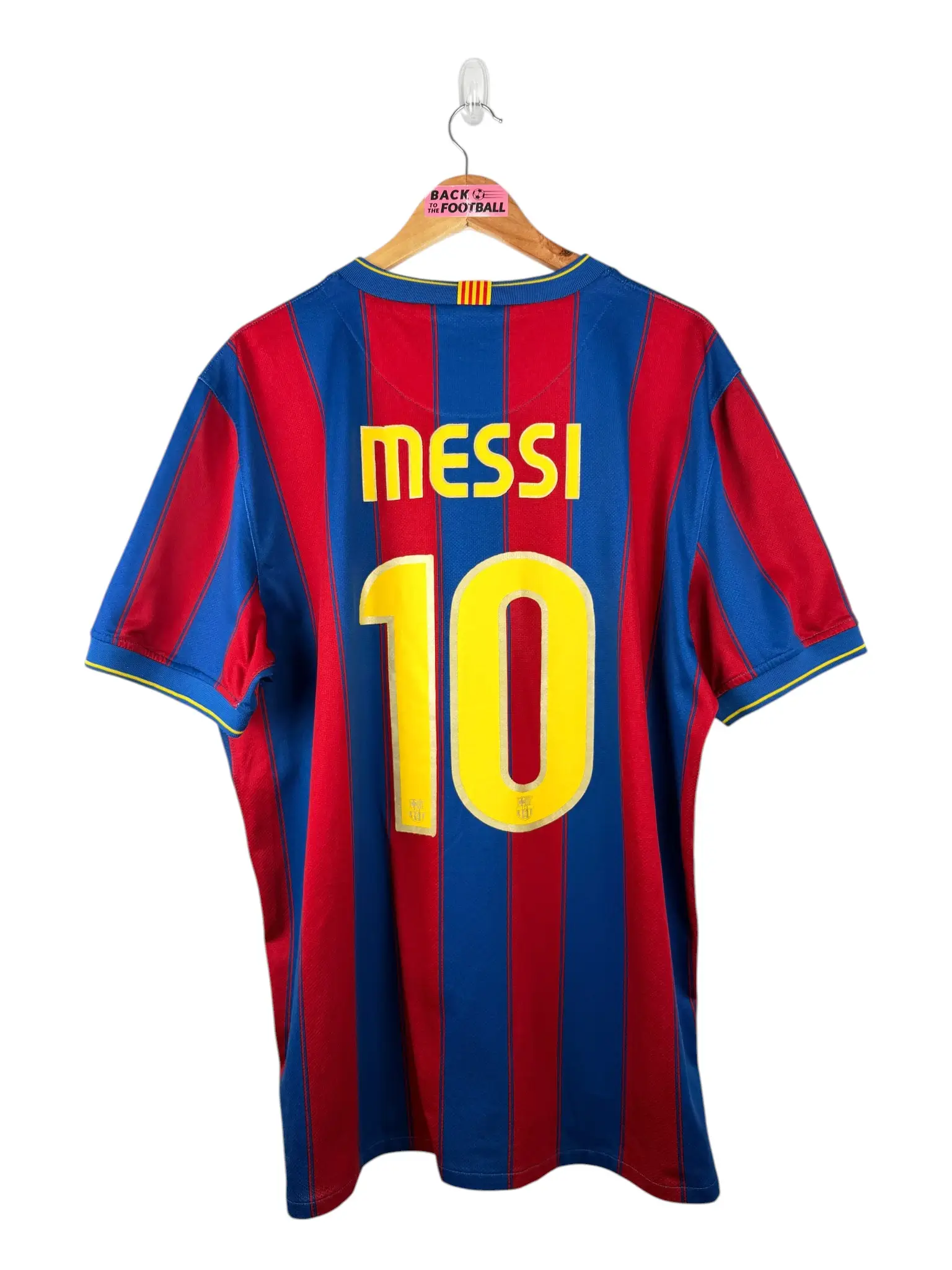 maillot vintage domicile Barcelone 2009/2010 floqué Messi #10