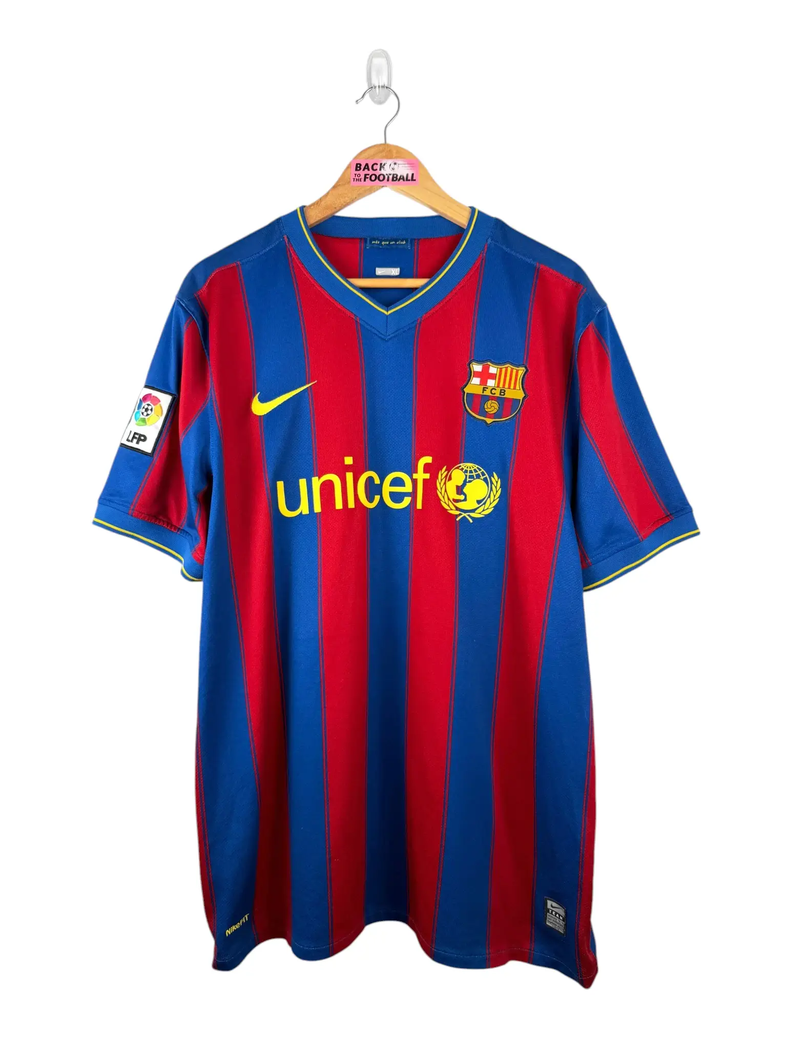 maillot vintage domicile Barcelone 2009/2010 floqué Messi #10