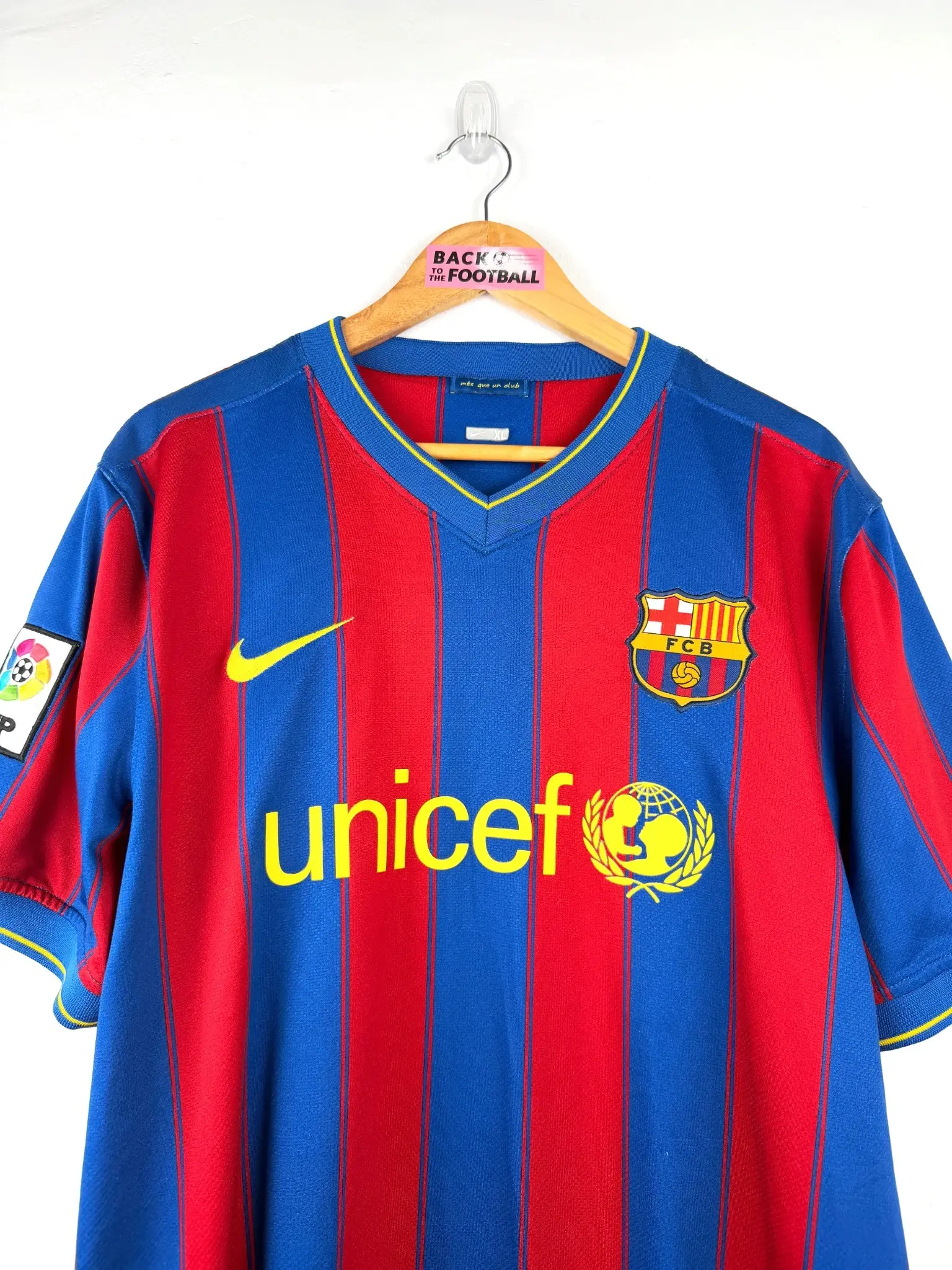 maillot vintage domicile Barcelone 2009/2010 floqué Messi #10