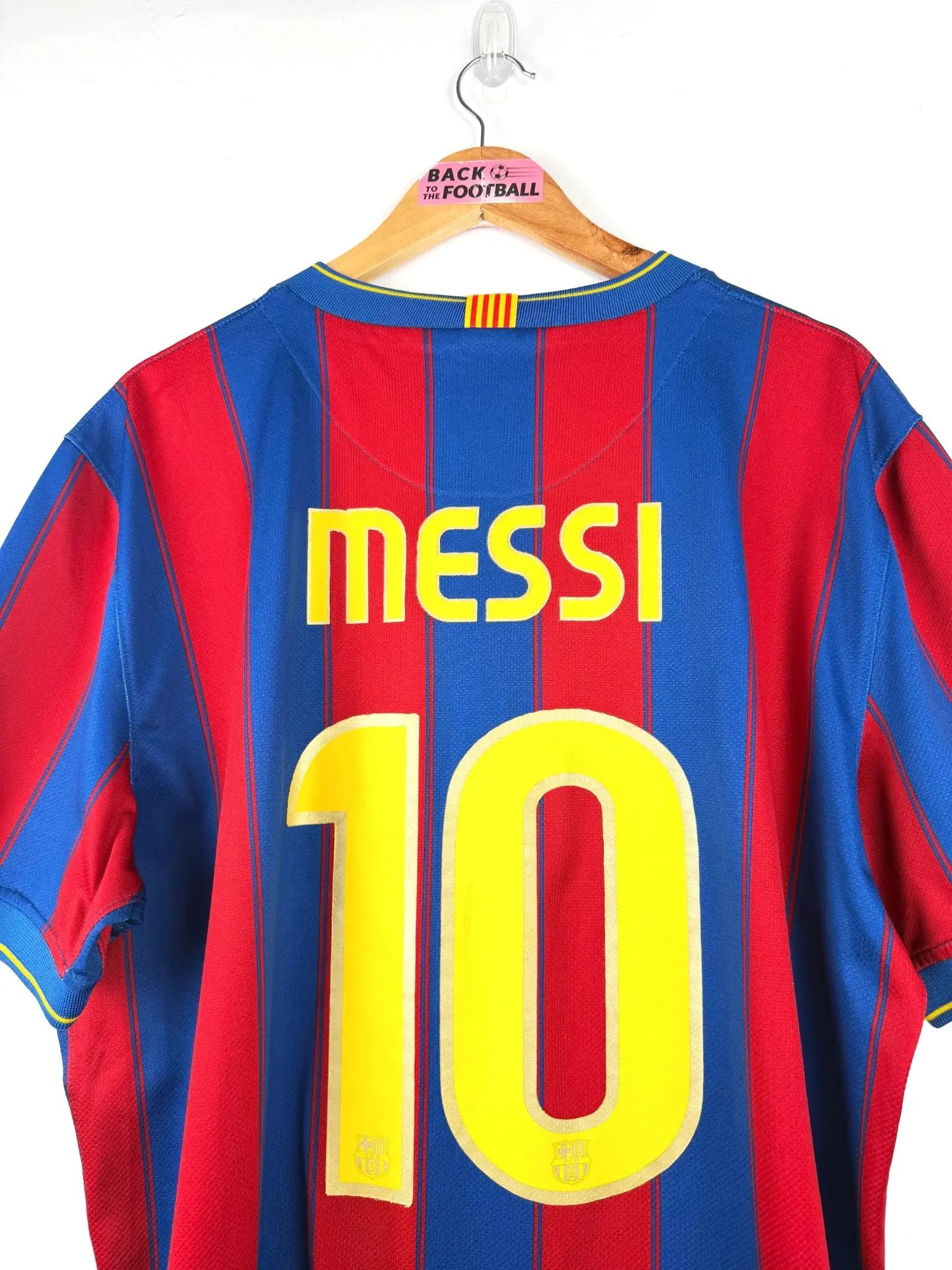 maillot vintage domicile Barcelone 2009/2010 floqué Messi #10