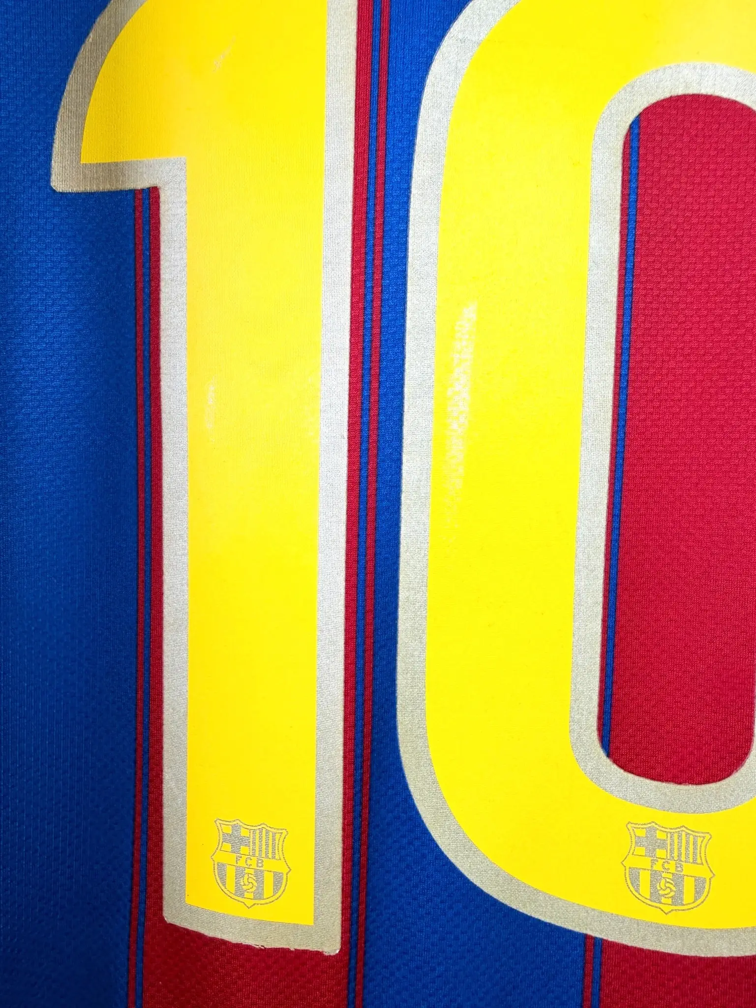 maillot vintage domicile Barcelone 2009/2010 floqué Messi #10