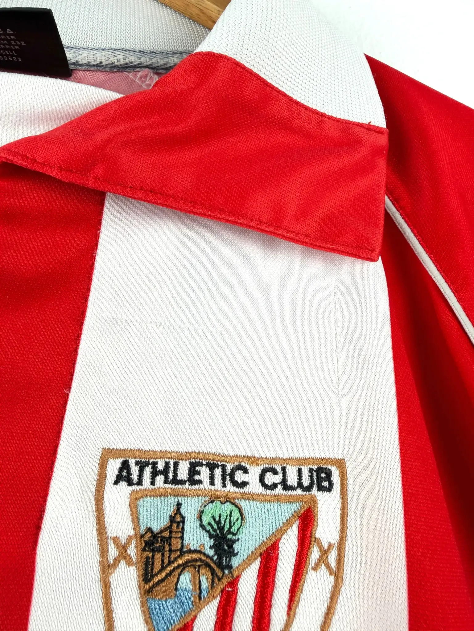 maillot vintage domicile Athletic Club Bilbao 1998/1999 manches longues player issue