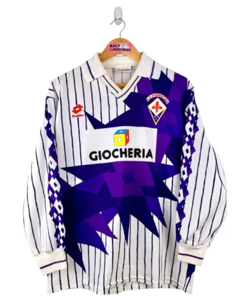 maillot vintage extérieur Fiorentina 1991/1992 manches longues