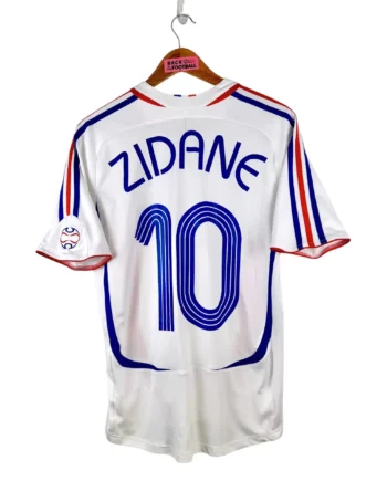 maillot vintage extérieur équipe de France 2006 floqué Zidane #10