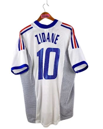 maillot vintage extérieur équipe de France 2002 floqué Zidane #10