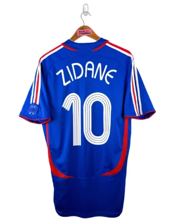 maillot vintage domicile équipe de France 2006 floqué Zidane #10