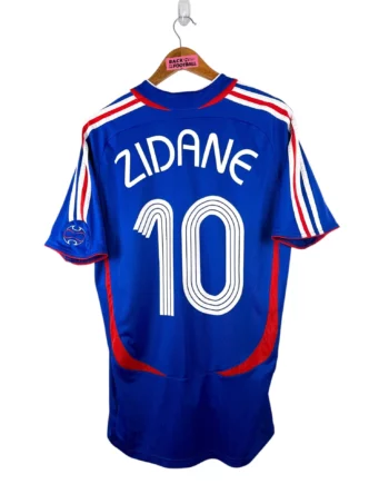 maillot vintage domicile équipe de France 2006 floqué Zidane #10