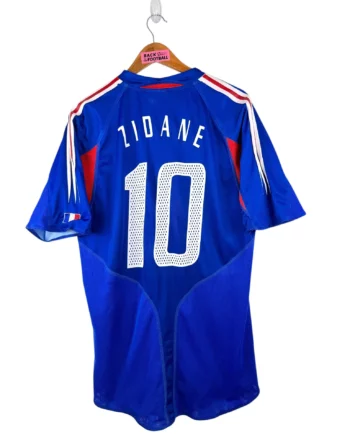 maillot vintage domicile équipe de France 2004 floqué Zidane #10