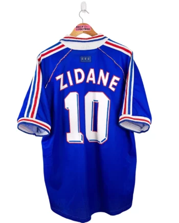 maillot vintage domicile équipe de France 1998 floqué Zidane #10