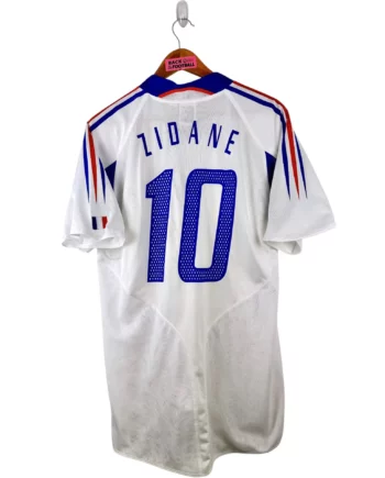 maillot vintage extérieur équipe de France 2004 floqué Zidane #10