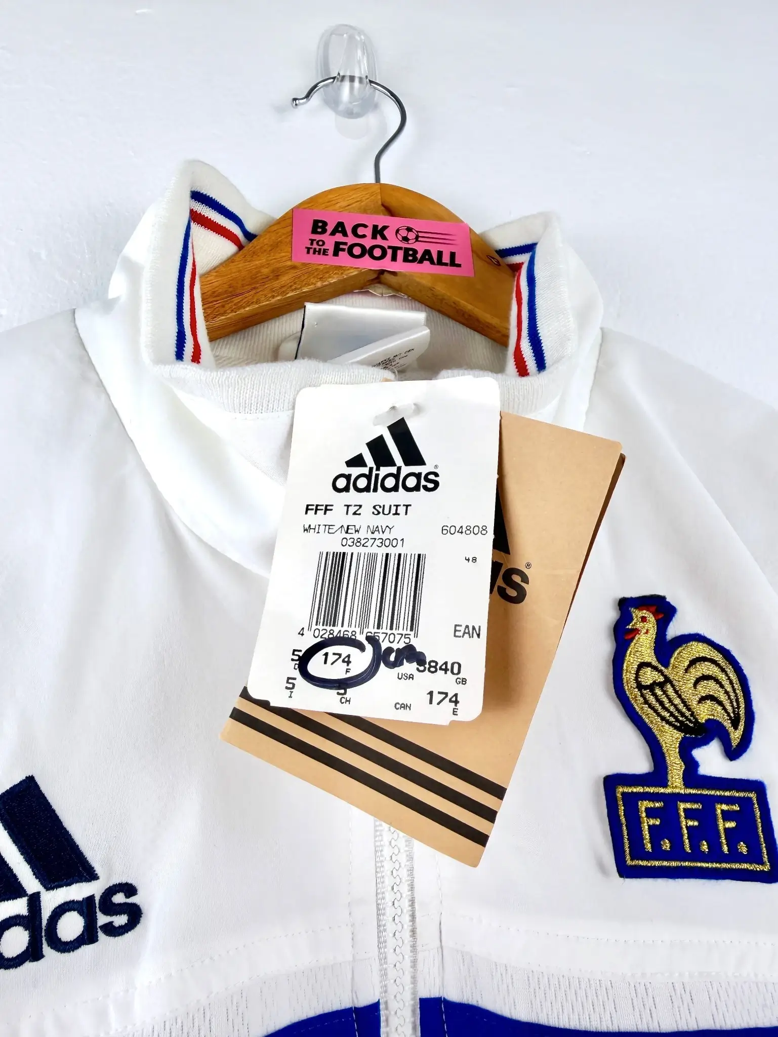 veste vintage équipe de France 1998